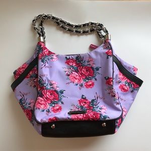Betsey Johnson Vintage Lavender Floral Purse!